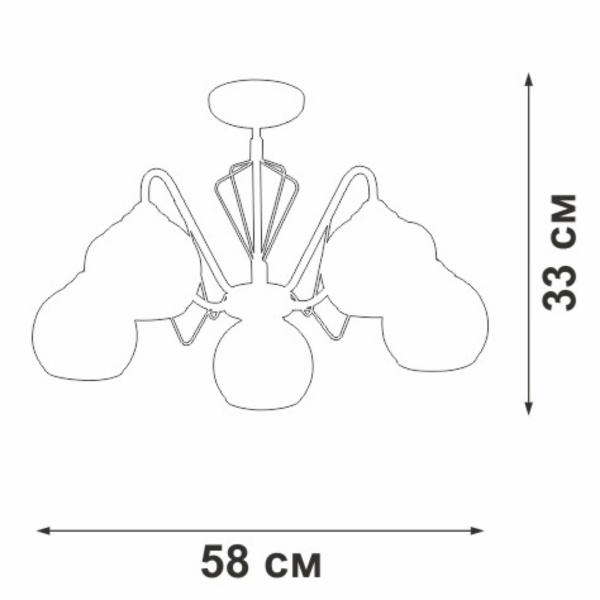 Потолочная люстра Vitaluce V3951-7/5PL