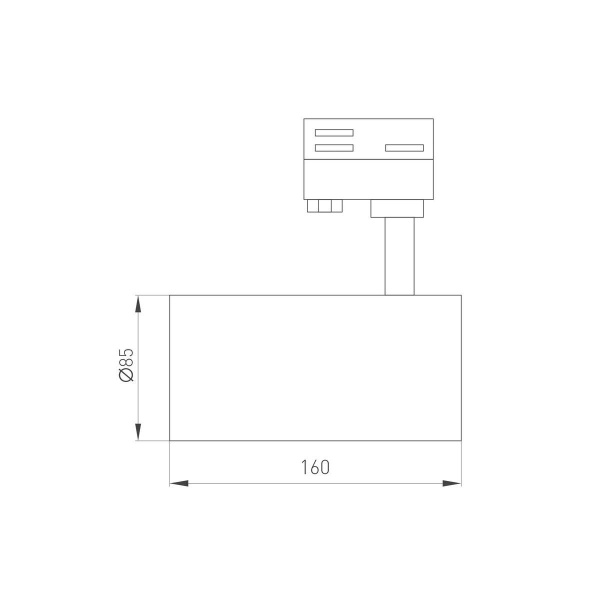 Трековый светодиодный светильник Arlight LGD-Calipso-4TR-R85-10W Day4000-Mix 046736