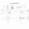 Потолочная люстра Lumien Hall Trey LH4138/8CB-BR-BK