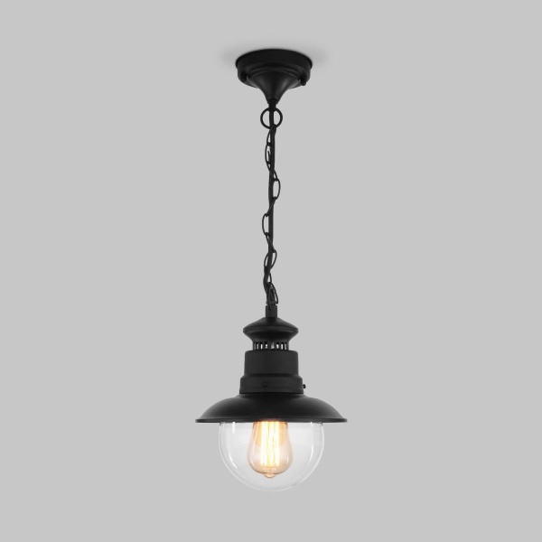 Уличный подвесной cветильник Elektrostandard Talli H GL 3002H черный a038483