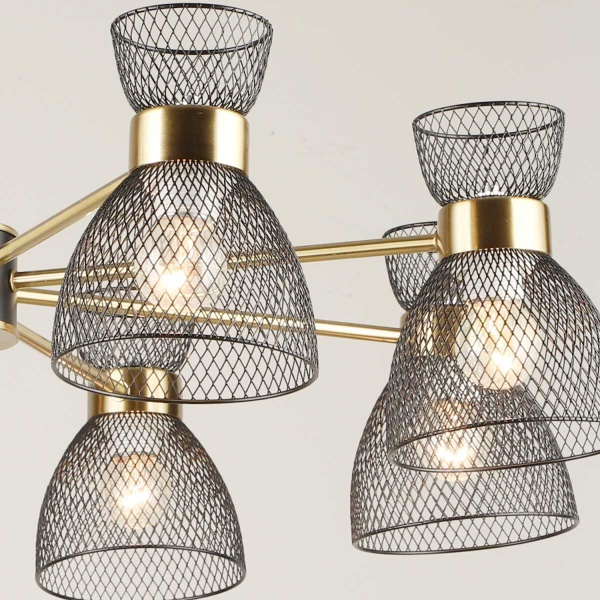 Люстра Reluce 39760-0.3-08 COP+BK