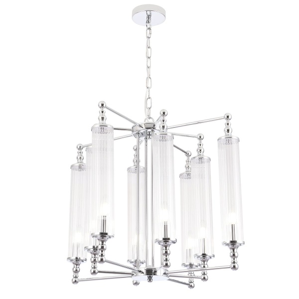 Подвесная люстра Crystal Lux Tomas SP8 D650 Chrome
