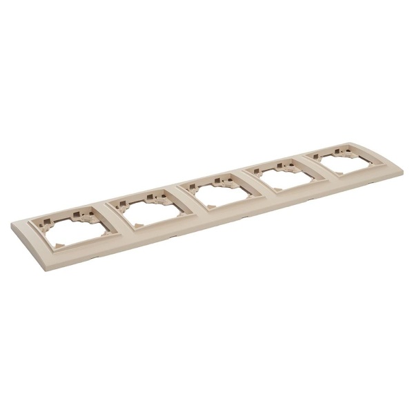 Рамка 5-постовая Stekker Эрна слоновая кость PFR00-9005-02 39621