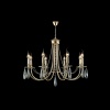 Подвесная люстра Crystal Lux Victoria SP8 Gold/Amber