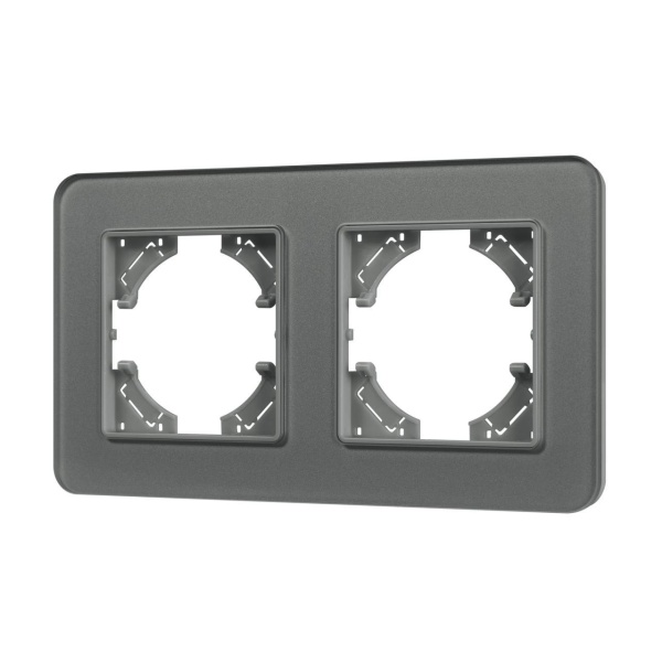 Рамка стеклянная FRM-OMALI-GS-2-GR Arlight 049694