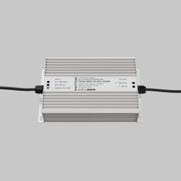 Источник напряжения PSL008 24В 400Вт IP67 Maytoni Led Strip 822008