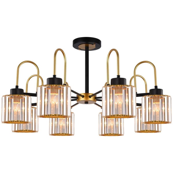 Люстра Illumico IL1305-8CPA-29 BK GD