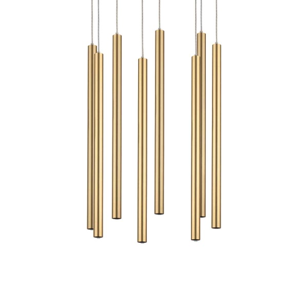 L8T747233 Люстра TUBO LED 40W 2400LM 25G ЗОЛОТО 3000K