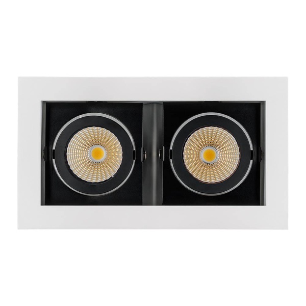 Встраиваемый светодиодный светильник Arlight CL-Kardan-S180x102-2x9W Day 024129