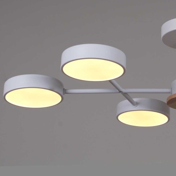 Светильник потолочный Reluce 03335-0.3-06 WH+WOOD