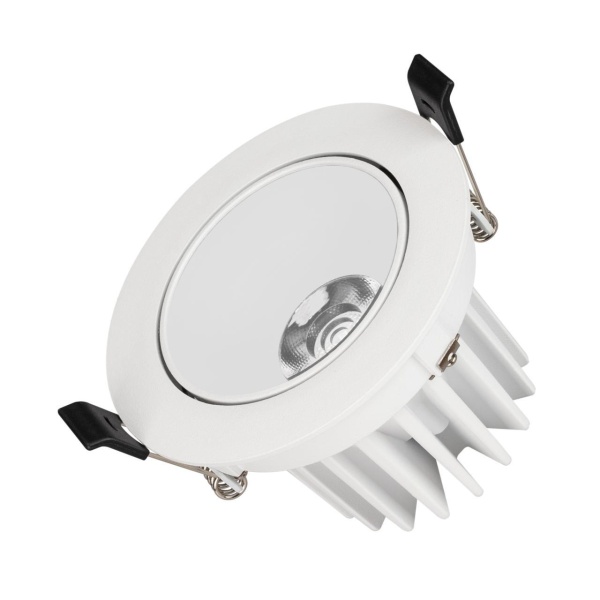 Светильник MS-FORECAST-BUILT-TURN-R102-12W Warm3000 (WH-WH, 32 deg, 230V) Arlight 037188(1)