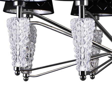 Подвесная люстра Lumien Hall Элисон 1016/8H-CR-BK