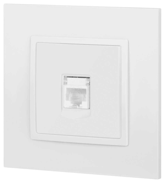Розетка ЭРА Elegance 14-3107-01М RJ45, белый матовый Б0065763