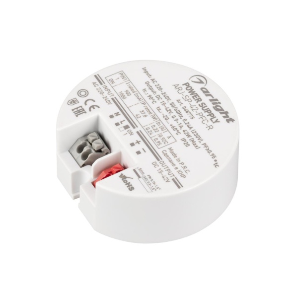 Блок питания ARJ-SP-42-PFC-R (42W, 15-42V, 0.9-1A) Arlight 048775