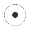 Подвесная люстра Nowodvorski Circolo Led M Black 10862
