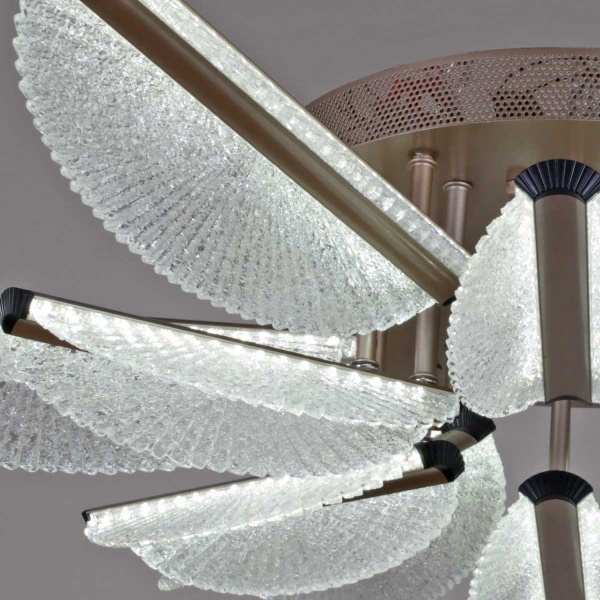 Потолочный светильник Reluce 00490-0.3-6+6 champagne silver