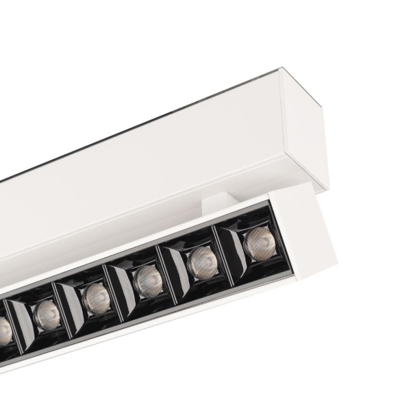 Трековый светодиодный светильник для магнитного шинопровода Arlight Mag-Laser-Fold-45-S320-12W Warm3000 026972