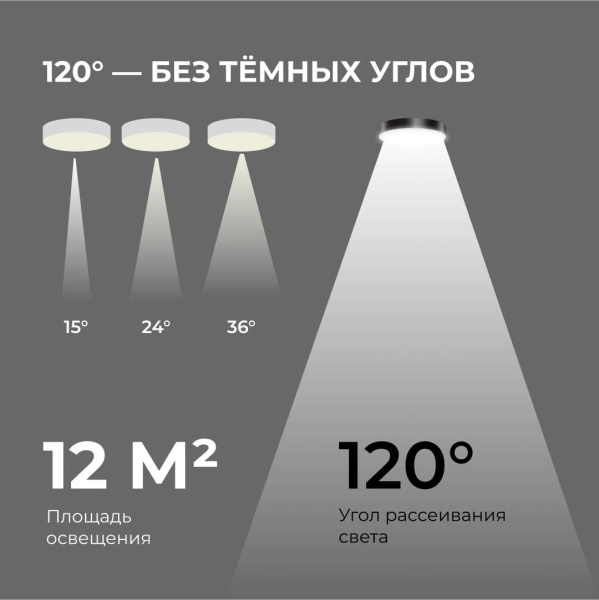 Светильник светодиодный накладной Apeyron 18-161