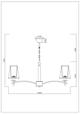Подвесная люстра Arte Lamp Kensington A4098LM-8CC