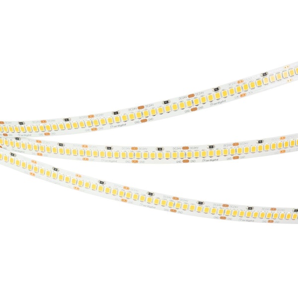Светодиодная лента Arlight 11W/m 252Led/m 2835SMD теплый белый 5M RT-A252-10mm 24V Warm2400 028620(2)