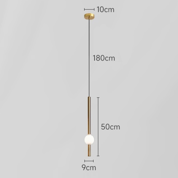 Подвесной светильник Imperium Loft Wand Vrt A H50 Brass 345103-23