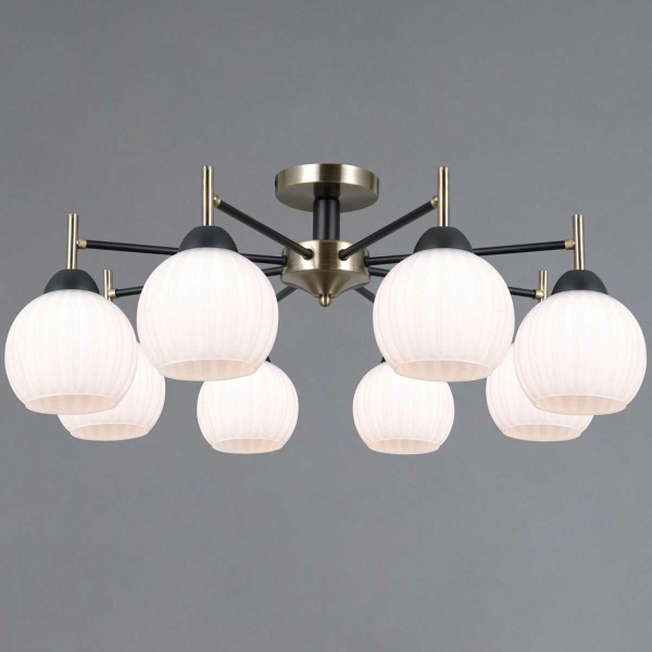 Светильник потолочный Illumico IL0579-8CSQ-25 BK AB TRENTO