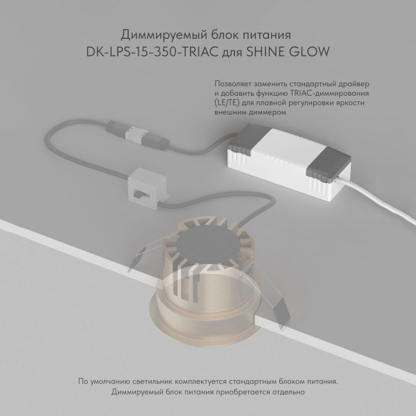 Точечный светодиодный светильник Denkirs Shine Glow DK2430-DN