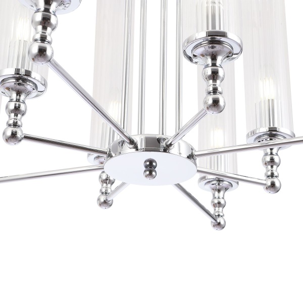 Подвесная люстра Crystal Lux Tomas SP8 D650 Chrome