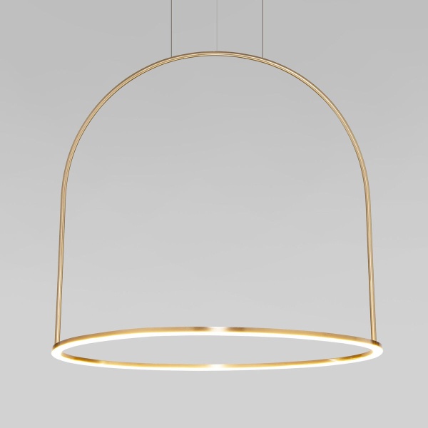 Подвесной светодиодный светильник Eurosvet Over 90322/1 латунь