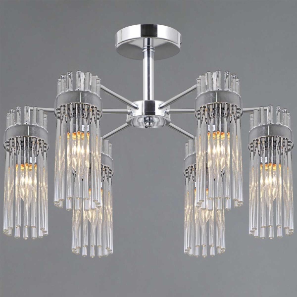 Светильник потолочный Illumico IL0761-6CSQ-25 CR GENOA