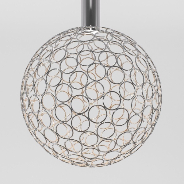 Подвесной светодиодный светильник Eurosvet Gemini 90353/1 хром