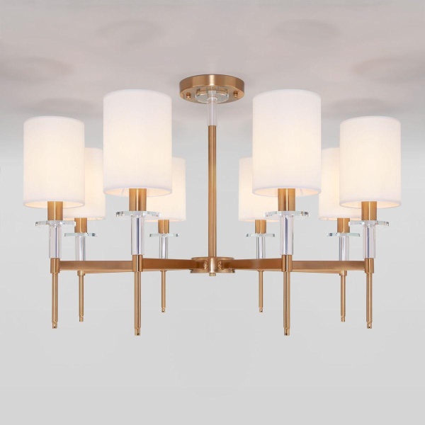 Подвесная люстра Eurosvet Brielle 60132/8 латунь