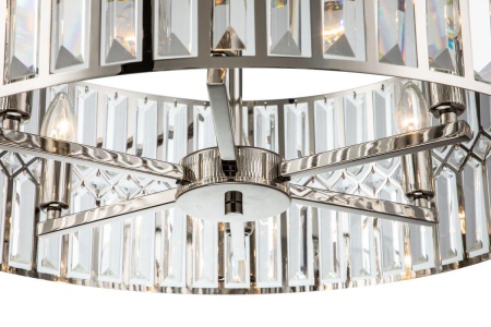 Подвесная люстра iLamp Triumph 6122-600 Nickel