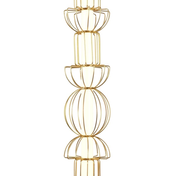 Подвесной светодиодный светильник Indigo Collisore 14030/1P Gold V000169L