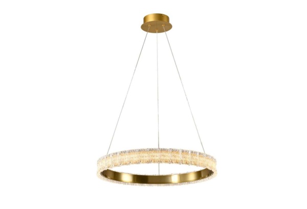 Люстра подвесная Alfa Light F3924-11 gold 48W D43*100