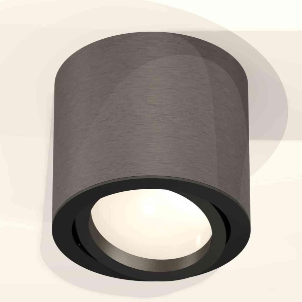 Комплект накладного светильника Ambrella light Techno Spot XS7403001 DCH/PBK черный хром/черный полированный (C7403, N7002)