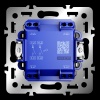 Механизм выключателя двухклавишного 10А, S70 Voltum VLS0201M