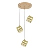 Подвесная светодиодная люстра Indigo Radioso 12048/3P Gold V000134L