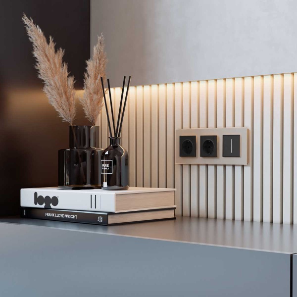 Сенсорный диммер Werkel (Умный дом) с подсветкой черный W3443111 a063594