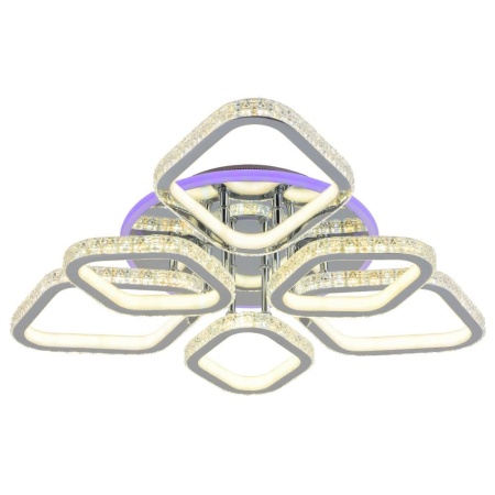 Потолочная светодиодная люстра Profit Light 8044/3+3 CHR