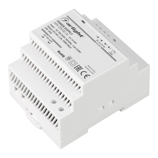 Блок питания Arlight ARV-DR100-24 24V 100W IP20 4,2A 031087