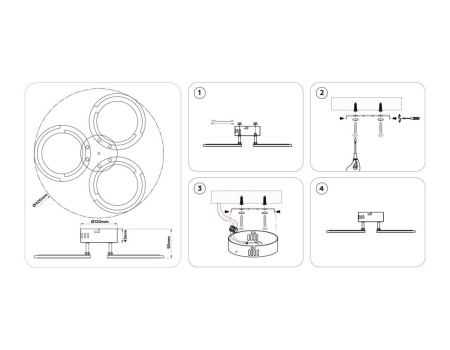 Светильник потолочный Ambrella light ACRYLICA FA8942
