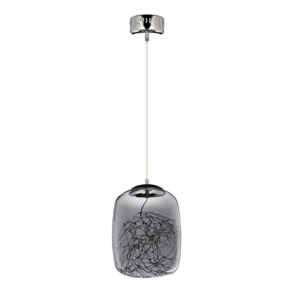 Подвесной светодиодный светильник Lumina Deco Daisy LDP 6824-220 CHR+GY