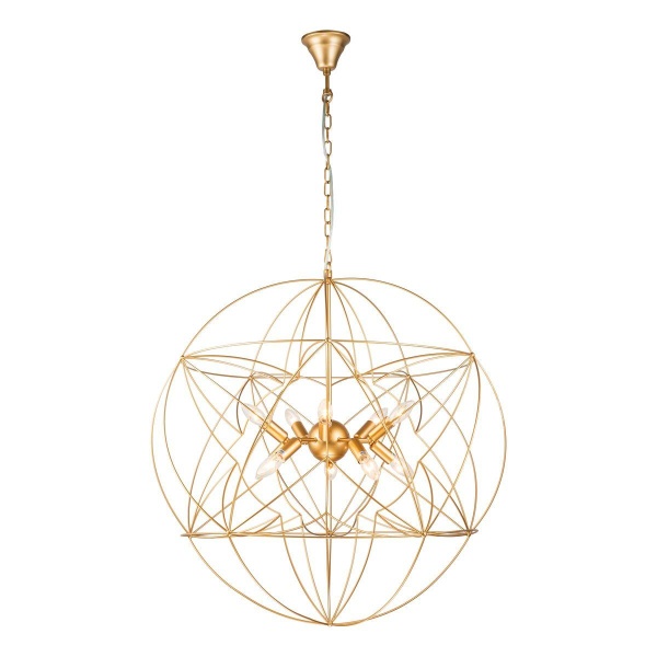 Подвесная люстра iLamp Element 8777-800 Gold