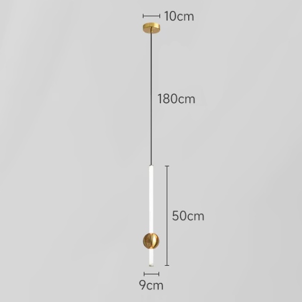 Подвесной светильник Imperium Loft Wand Vrt B H50 Brass 345104-23
