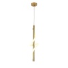 Подвесной светодиодный светильник Indigo Intreccio 14025/1P Brass V000144L