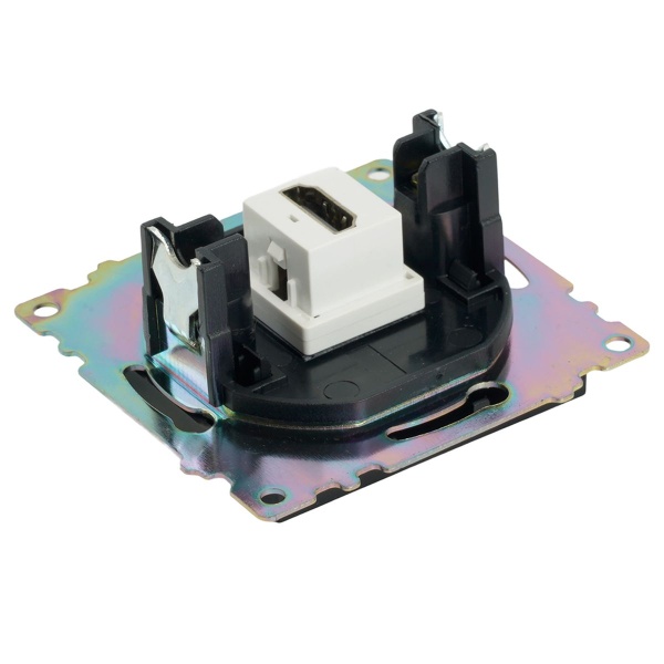 Розетка HDMI 2.1, Type A  (механизм), STEKKER GLS00-7118-05, серия Катрин, черный 50062