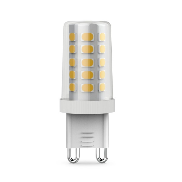 Лампа светодиодная Gauss G9 3,5W 4100К прозрачная 107009205