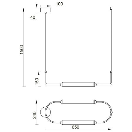 Подвесной светильник Vele Luce Capsula VL7293P31