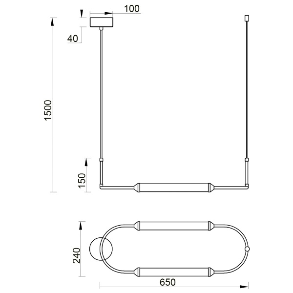 Подвесной светильник Vele Luce Capsula VL7293P31